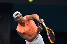 Rafael Nadal not able to play ‘at full intensity’ ahead of Australian Open