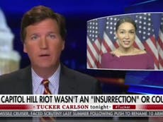 Tucker Carlson attacks AOC for ‘narcissism’ after she described Capitol riot fears