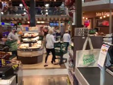 People shocked after video of mask-free supermarket in Florida goes viral