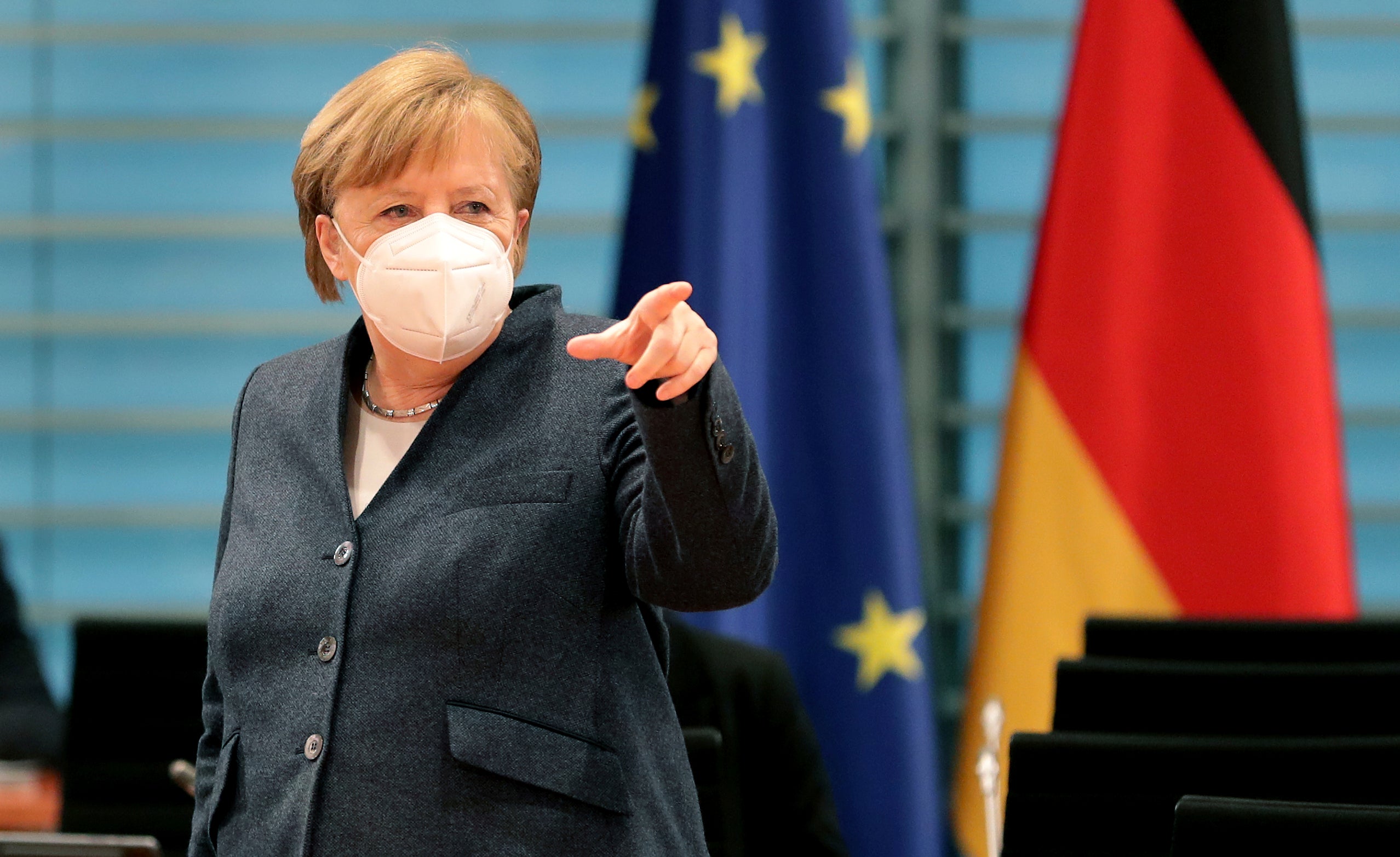Virus Outbreak Germany Cabinet