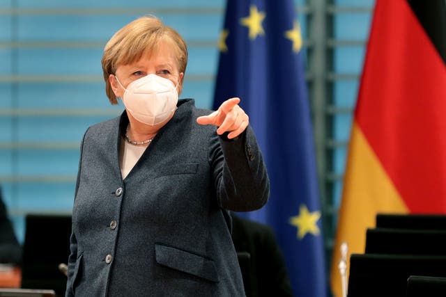 Virus Outbreak Germany Cabinet