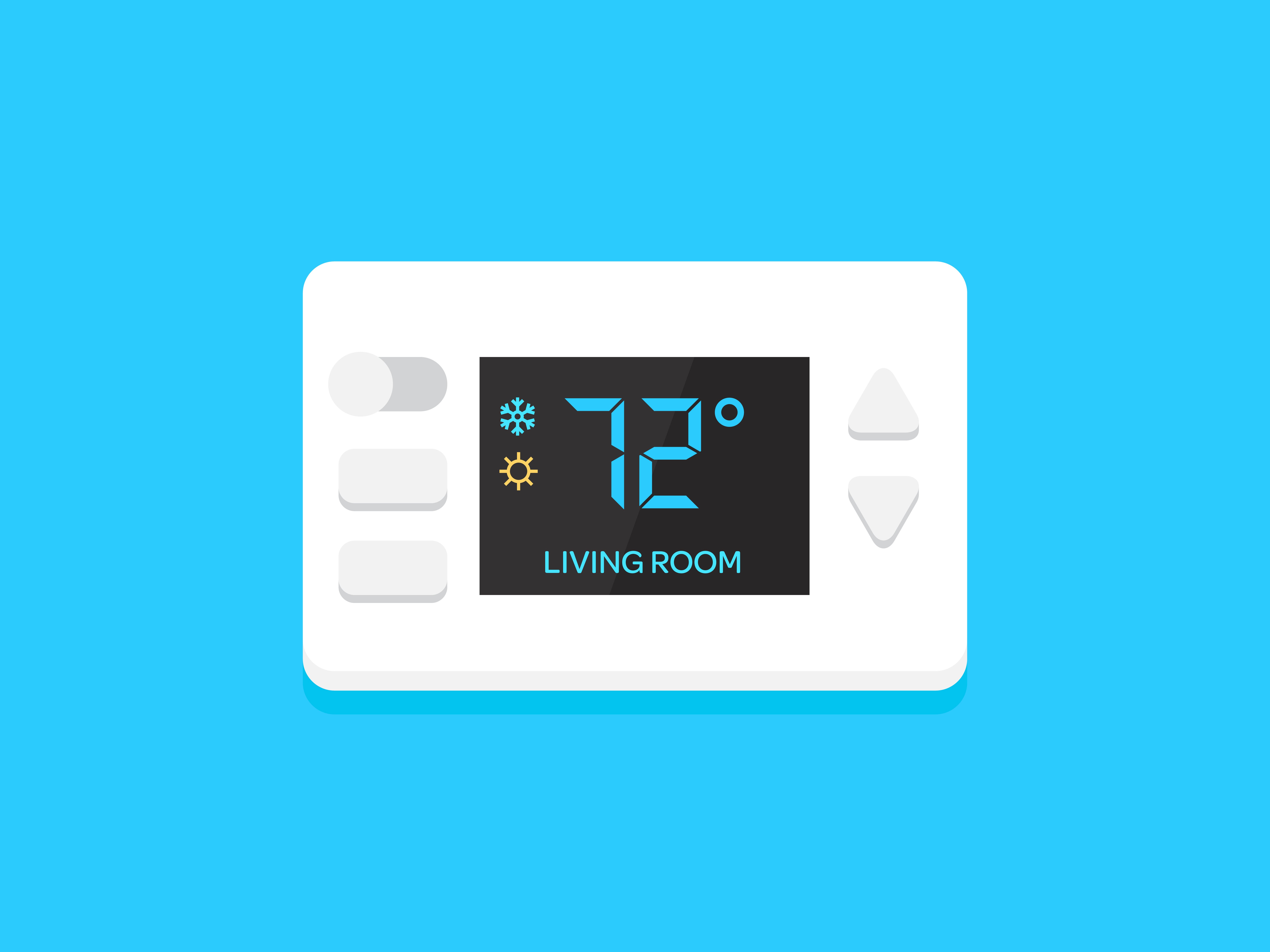 Smart thermostats learn how long it takes to heat your home