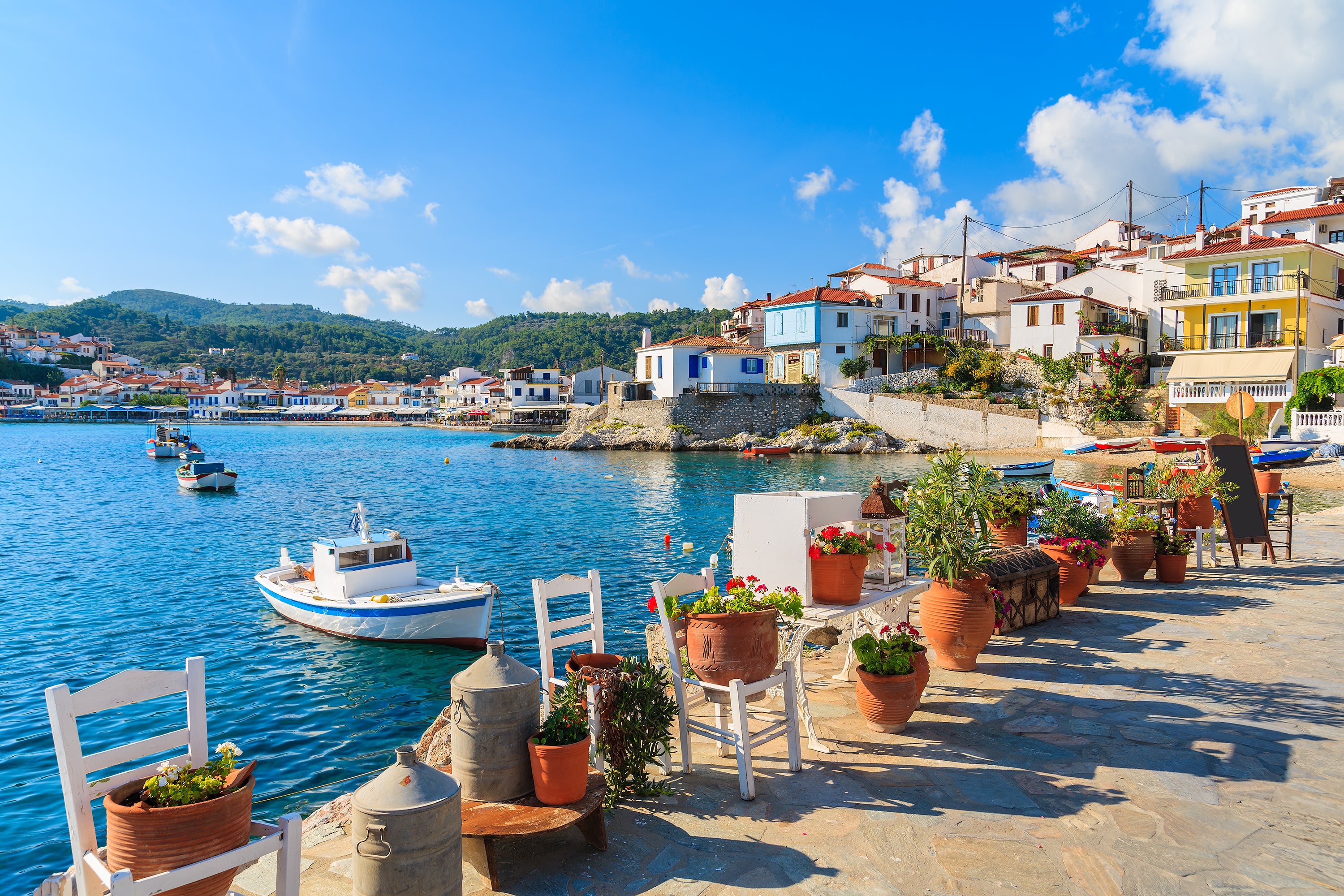 The Greek Islands are a favourite of UK visitors