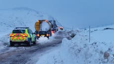 UK weather: Snow traps drivers in Scotland as more warnings in place