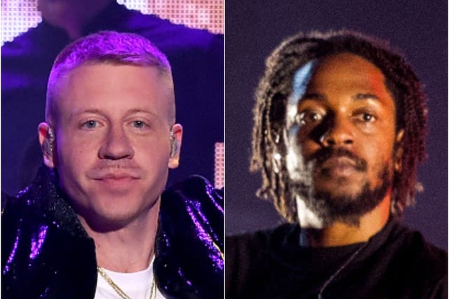 Macklemore won the Best Rap Album Grammy back in 2014, beating Kendrick Lamar (right)