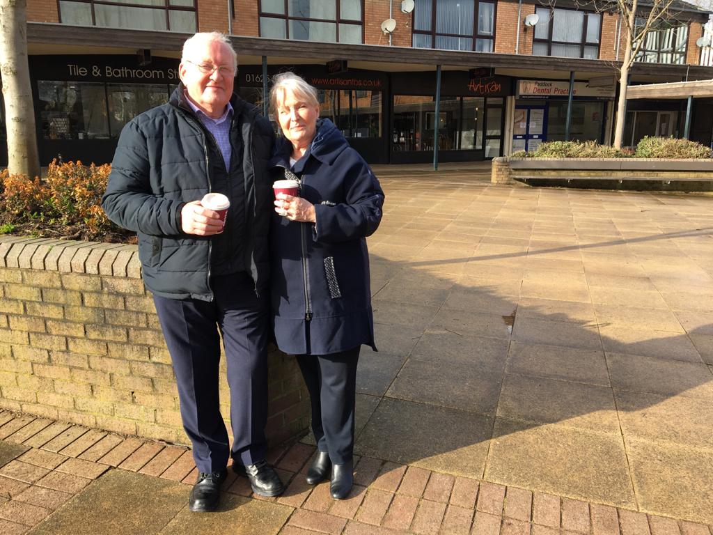 ‘It’s just men with a bit of power’: Anne Grundy with her husband Allan