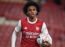 David Luiz says Willian ‘doesn’t have to prove anything to anyone’ after poor start to life at Arsenal