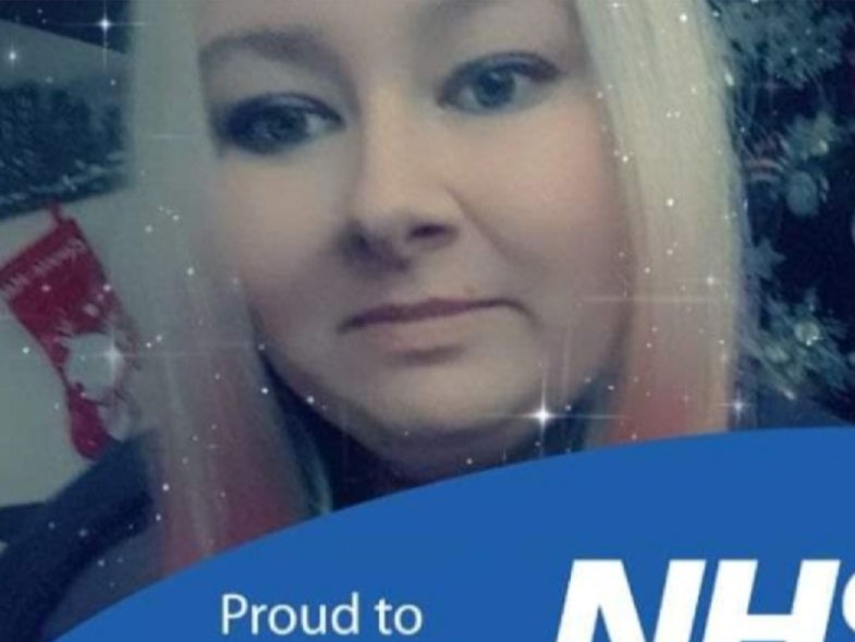 Screengrab taken from the Go Fund Me page for healthcare assistant Becky Regan who died with Covid-19 after giving birth to her fourth child