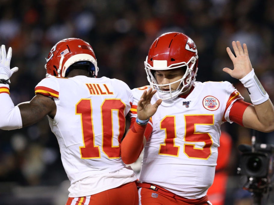 Wide receiver Tyreek Hill is excited to see Patrick Mahomes at Super Bowl LV