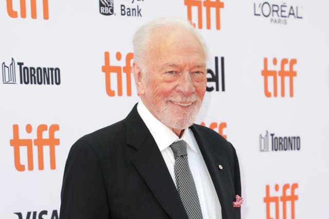Christopher Plummer attends the ‘Knives Out’ premiere during the 2019 Toronto International Film Festival on 7 September 2019 in Toronto, Canada