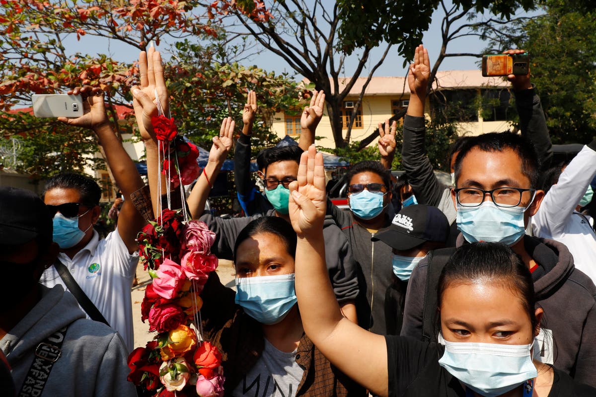 Myanmar coup: Military imposes &lsquo;near total&rsquo; internet shutdown as protesters take to the streets