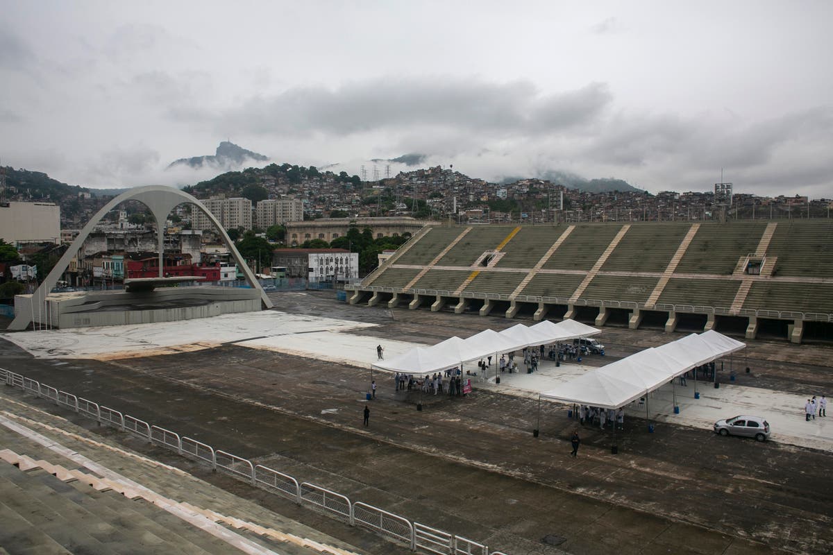 With Carnival scrapped, Rio&rsquo;s Sambadrome hosts vaccinations