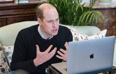 Prince William says young people are ‘shining lights’ in helping to combat climate crisis