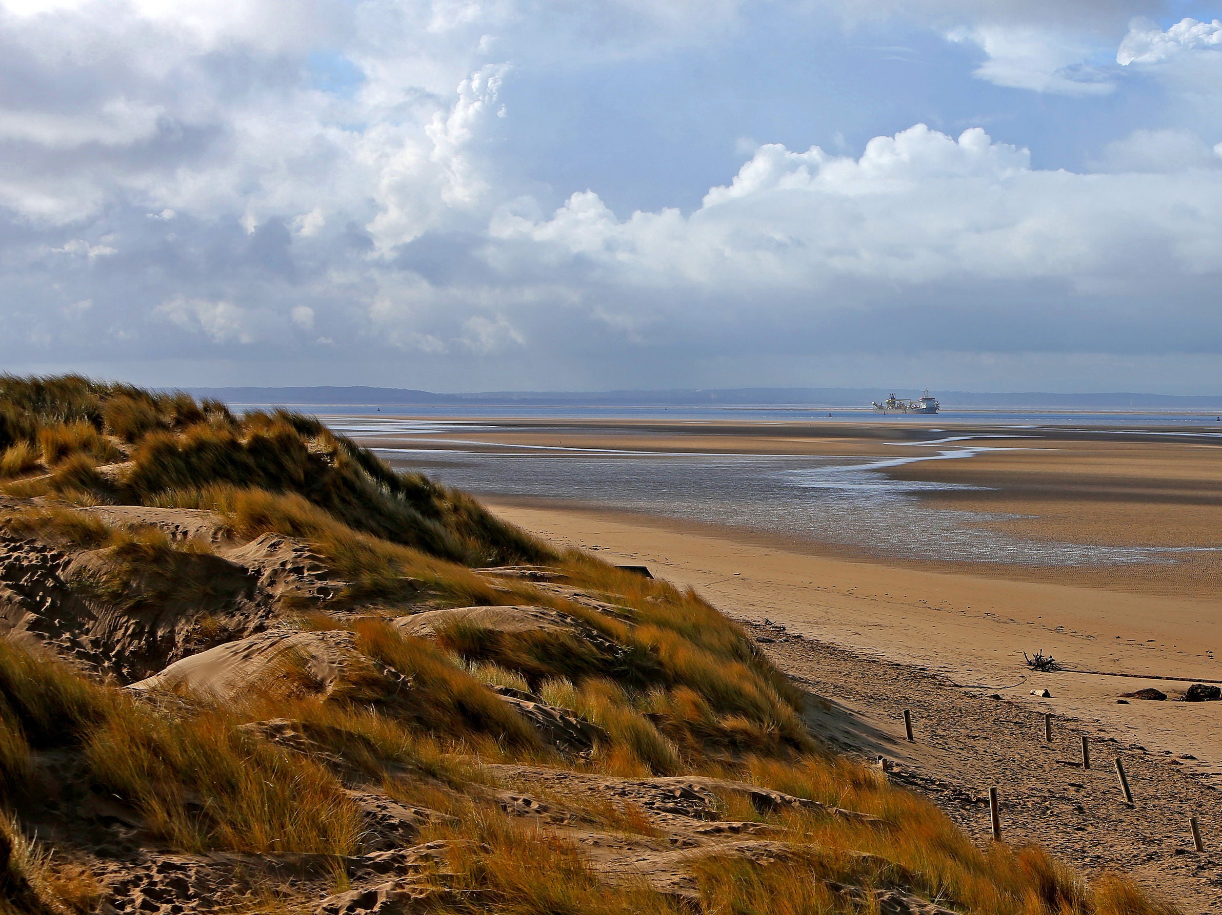 Around 100 people were found at the party on Formby beach