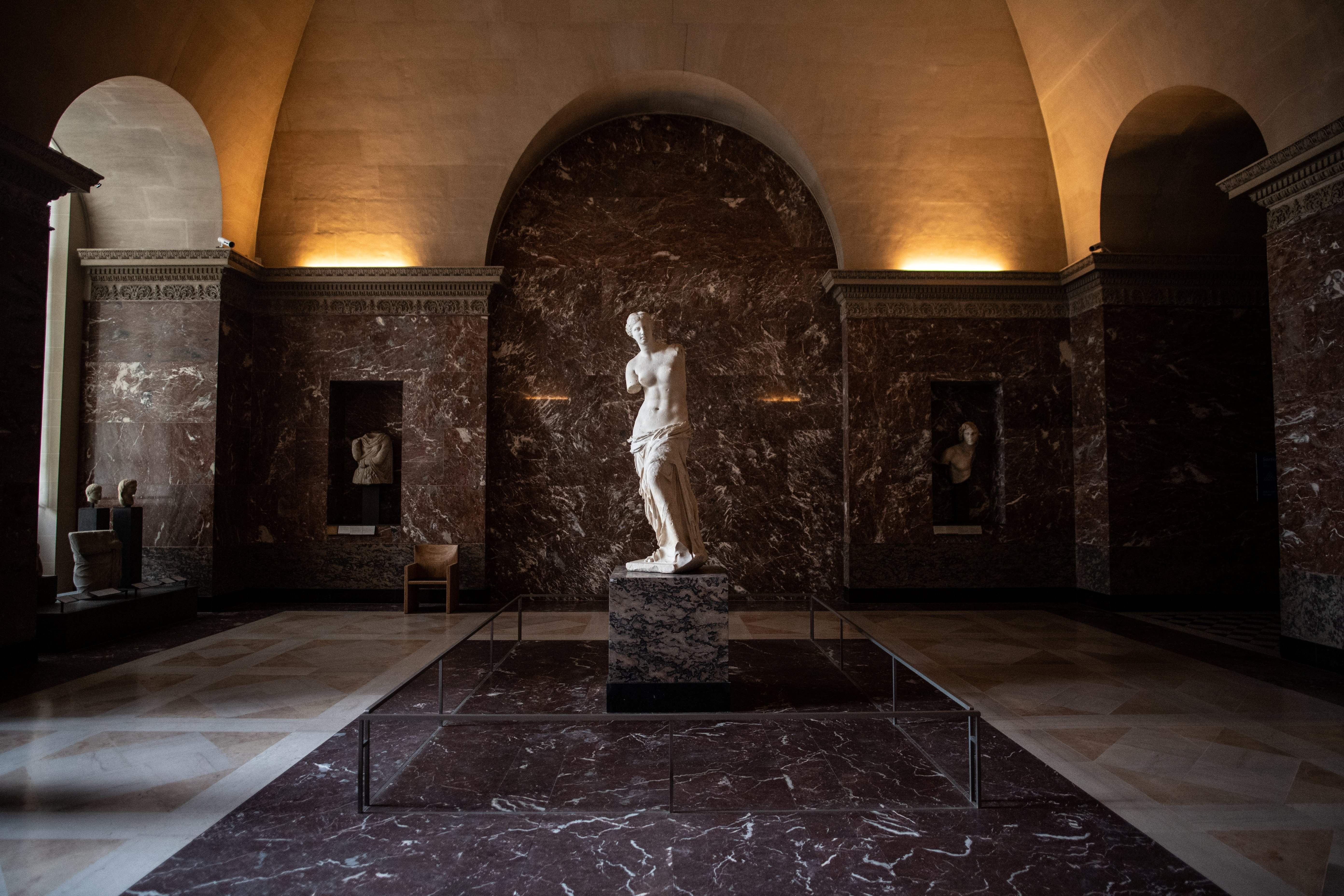 The Venus de Milo stands alone and un-admired