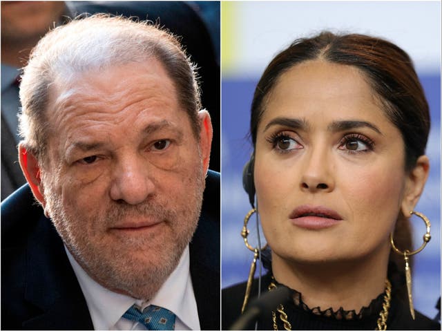 Harvey Weinstein and Salma Hayek