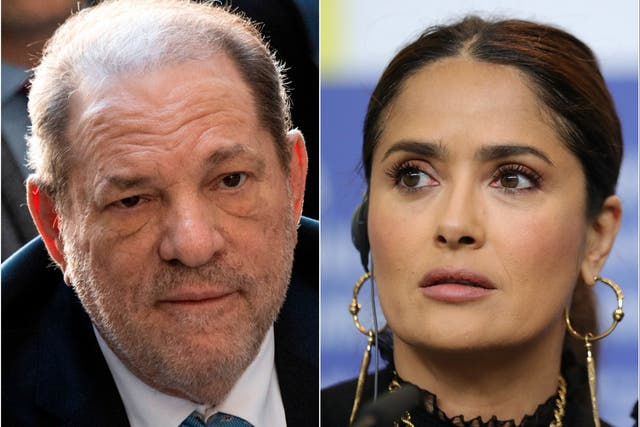Harvey Weinstein and Salma Hayek