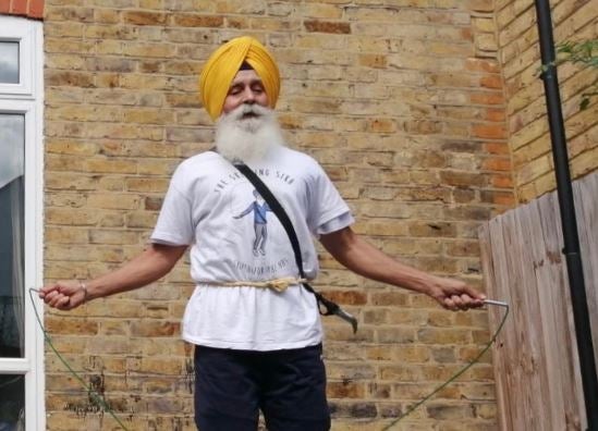 Rajinder Singh has been making exercise videos for those in his community missing their daily exercise, food and prayer during the Covid-19 pandemic