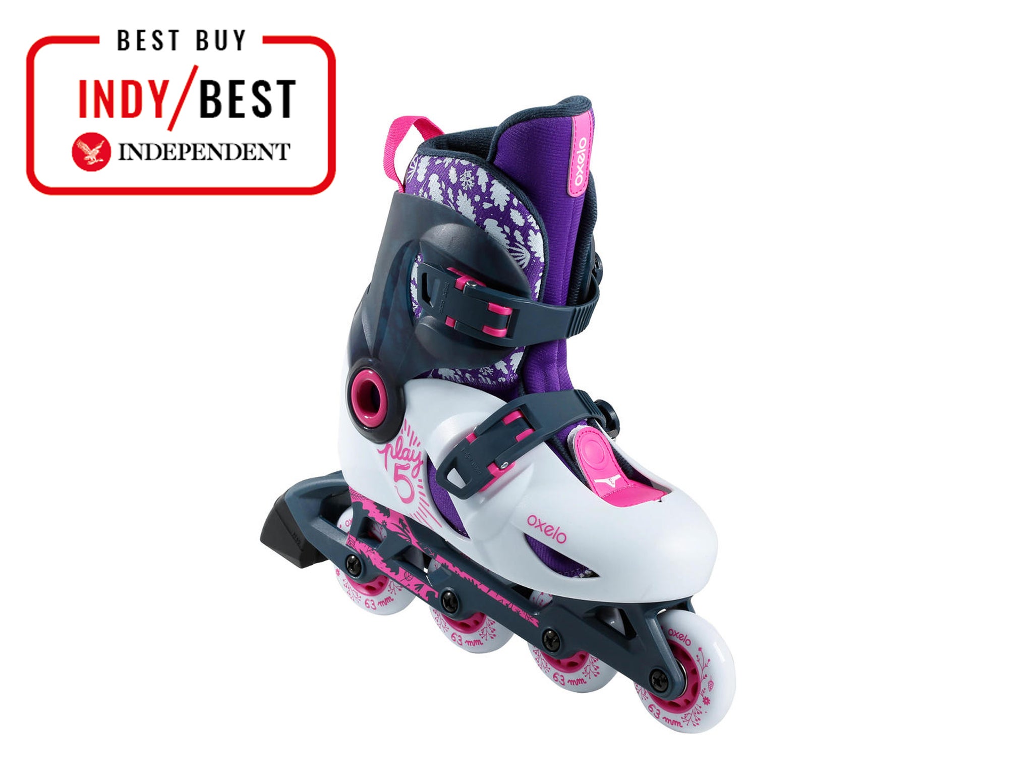 Osprey Boys Girls Inline Skates Roller Blade UK Kids Sizes Adjustable Red Purple 
