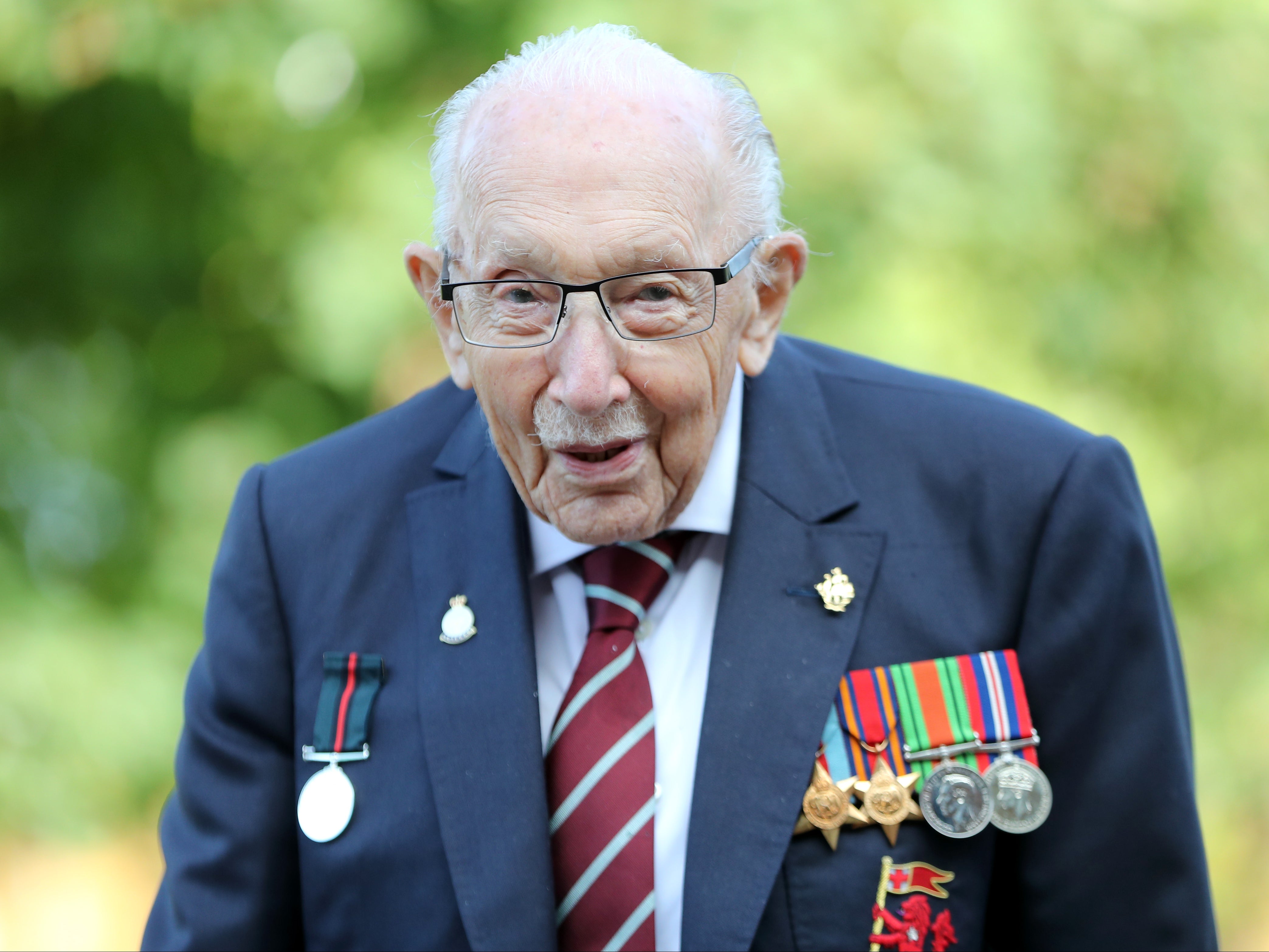 The 100-year-old national hero died in hospital last week after testing positive for Covid-19