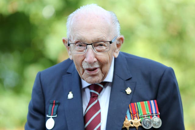 The 100-year-old national hero died in hospital last week after testing positive for Covid-19