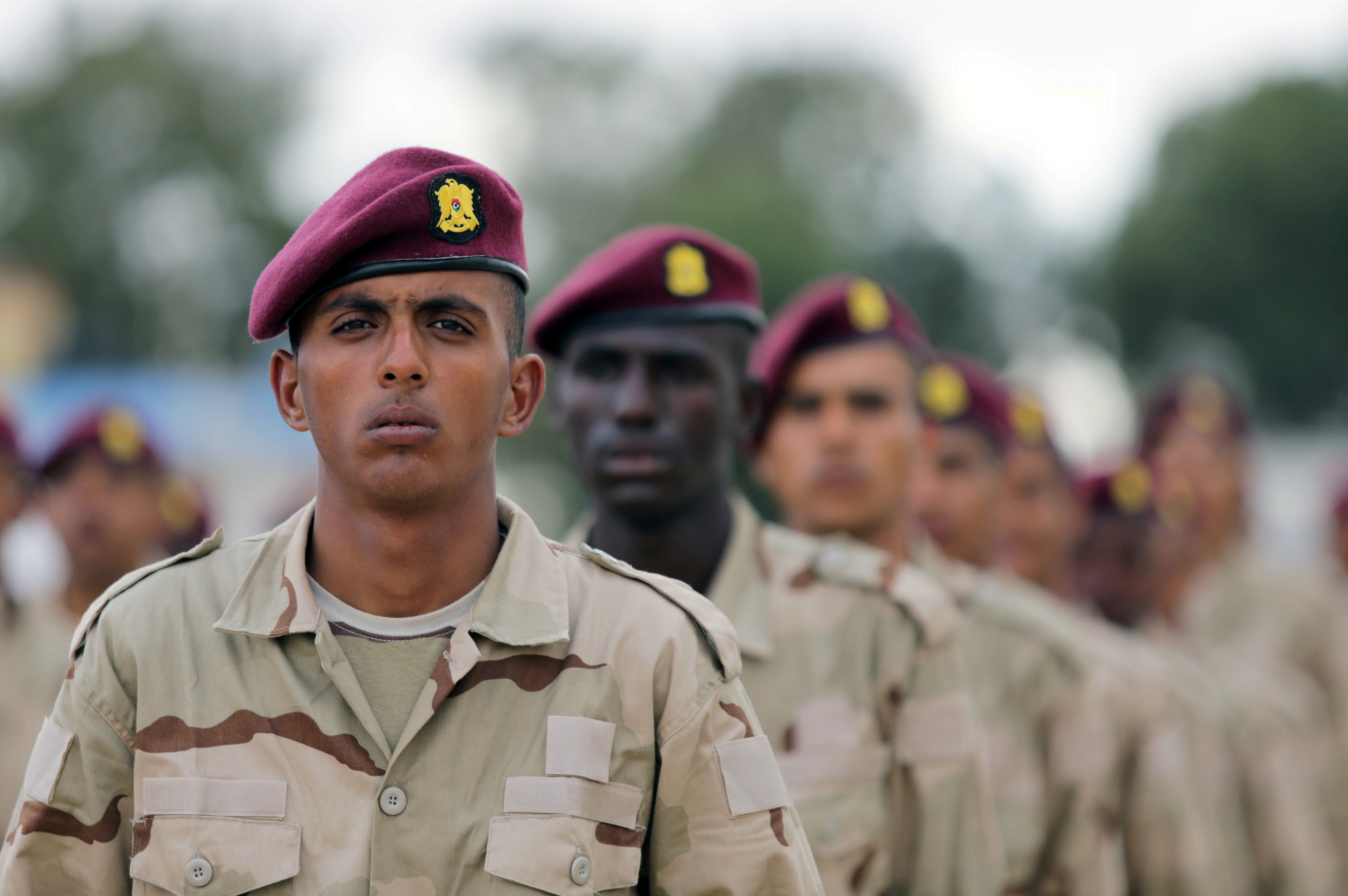 Soldiers loyal to Libyan military commander Khalifa Haftar