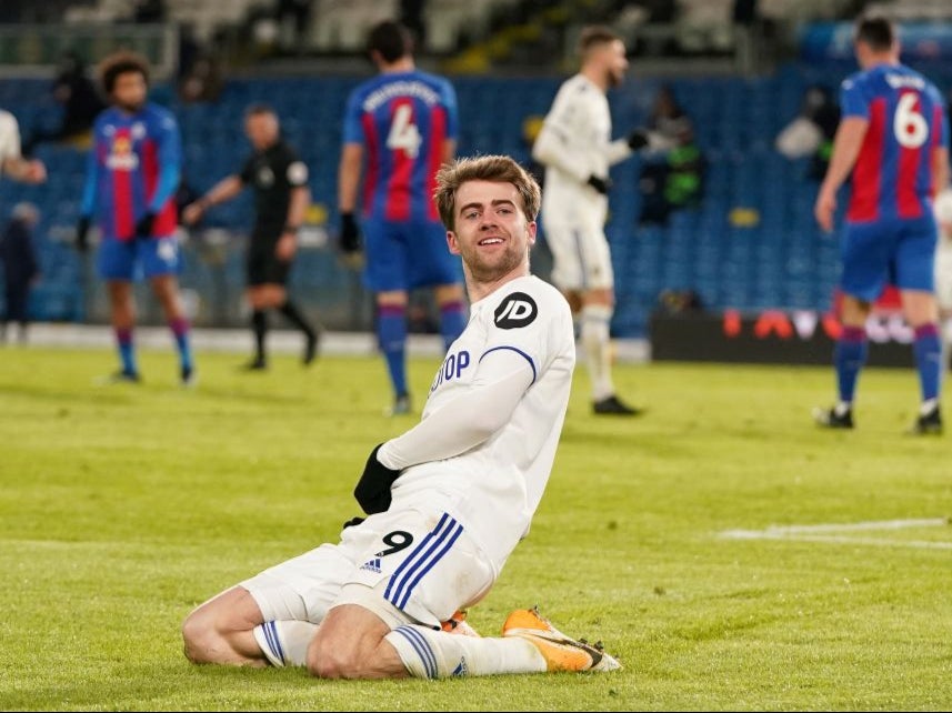 Bamford celebrates against Crystal Palace