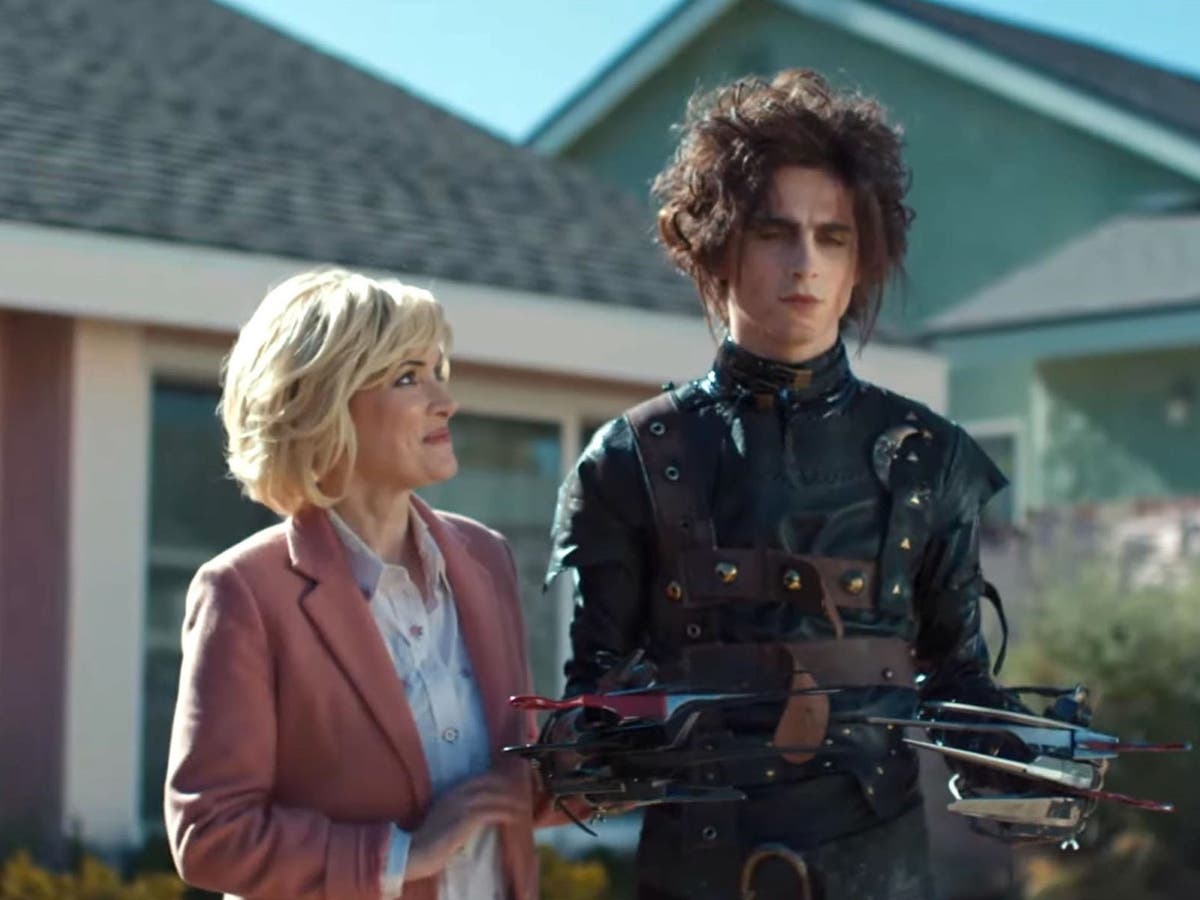 Tim Burton responds to Edward Scissorhands parody in Super Bowl commercial