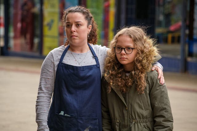 <p>Dani Harmer is reprising her role as Tracy Beaker playing a single mum to Jess (Emma Maggie Davies) in 'My Mum Tracy Beaker' on CBBC</p>