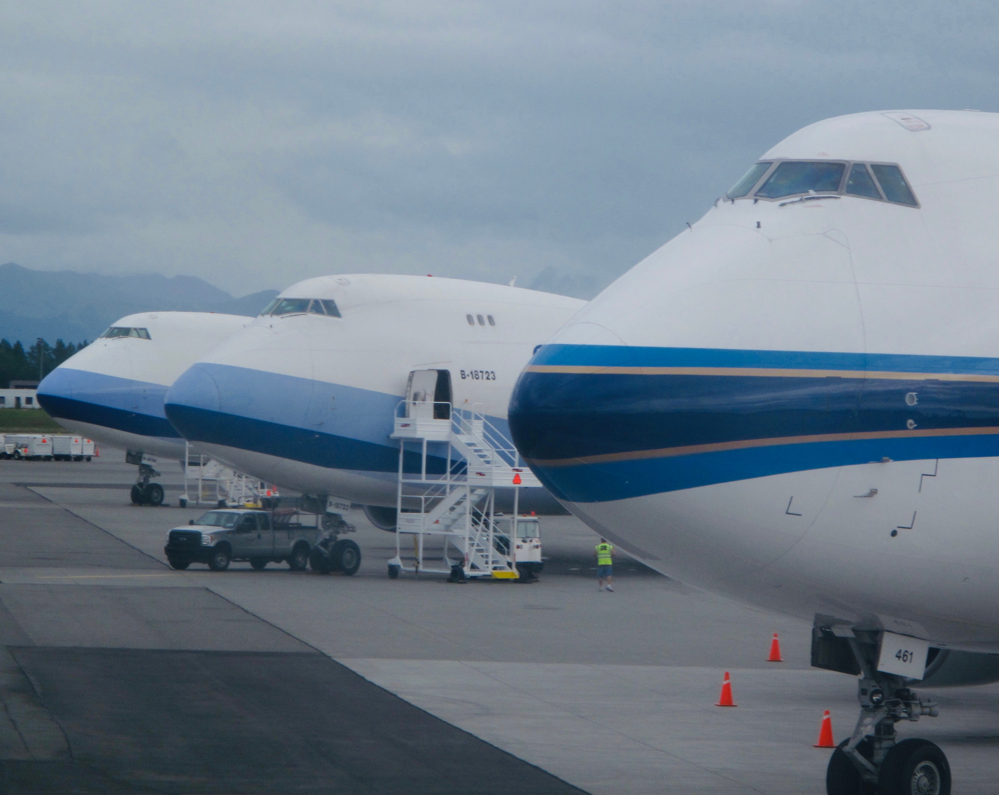 Heavy lifting: Boeing 747 freighters at Ted Stevens airport, Anchorage, Alaska