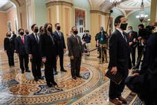 The Latest: Aides say Trump impeachment case 'devastating'