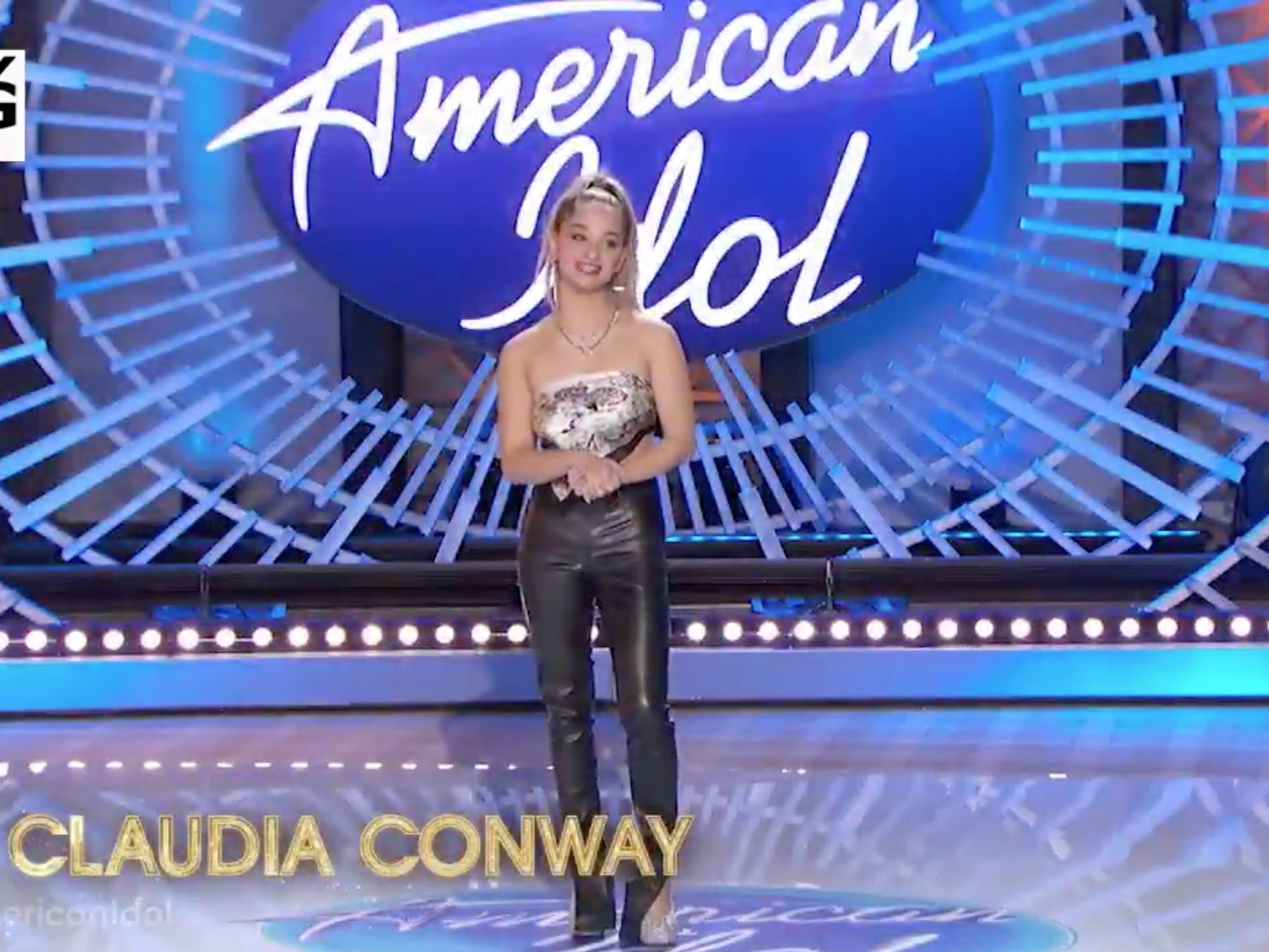 Claudia Conway on American Idol