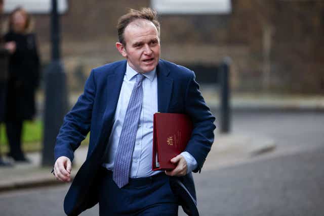 <p>George Eustice has publicly insisted there is 'no legal barrier' to exports - demanding Brussels back down</p>