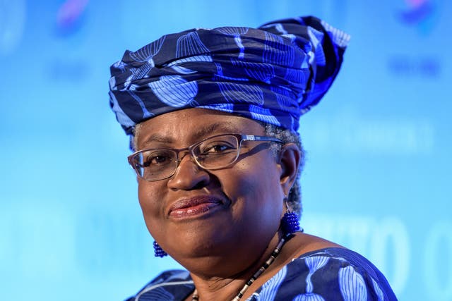 <p>Ngozi Okonjo-Iweala during a hearing before the World Trade Organisation</p>