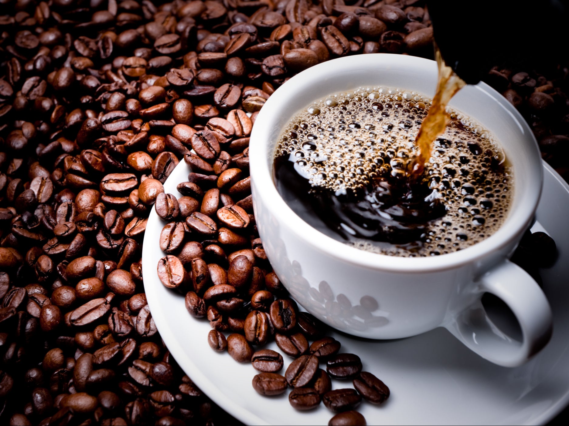 Regularly drinking caffeinated coffee has been linked with better heart health