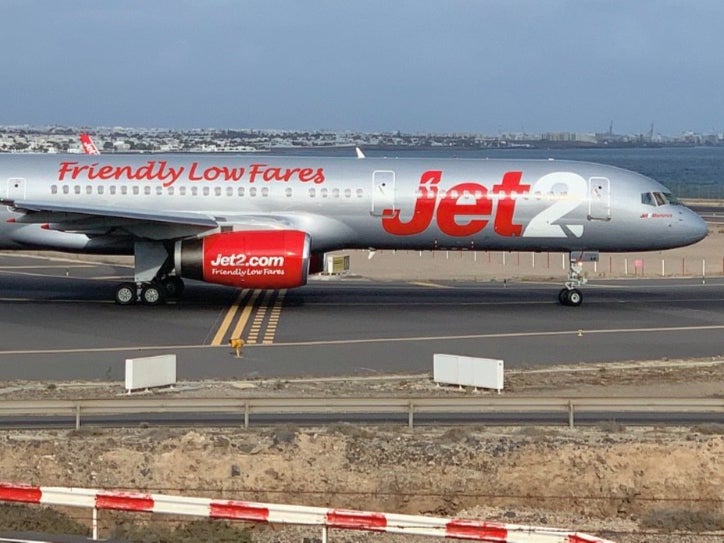 Going nowhere: Jet2 has cancelled all departures until mid-April