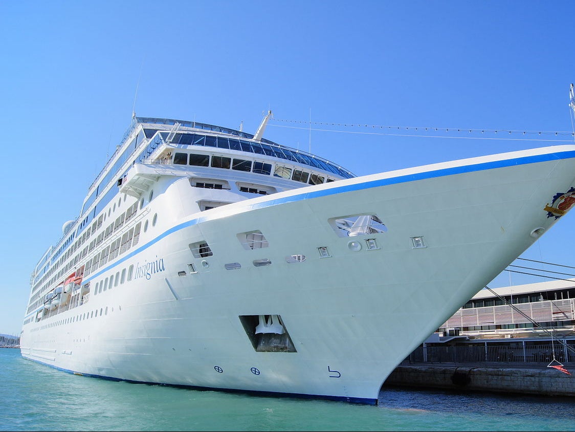 The voyage is on Oceania’s Insignia cruise ship
