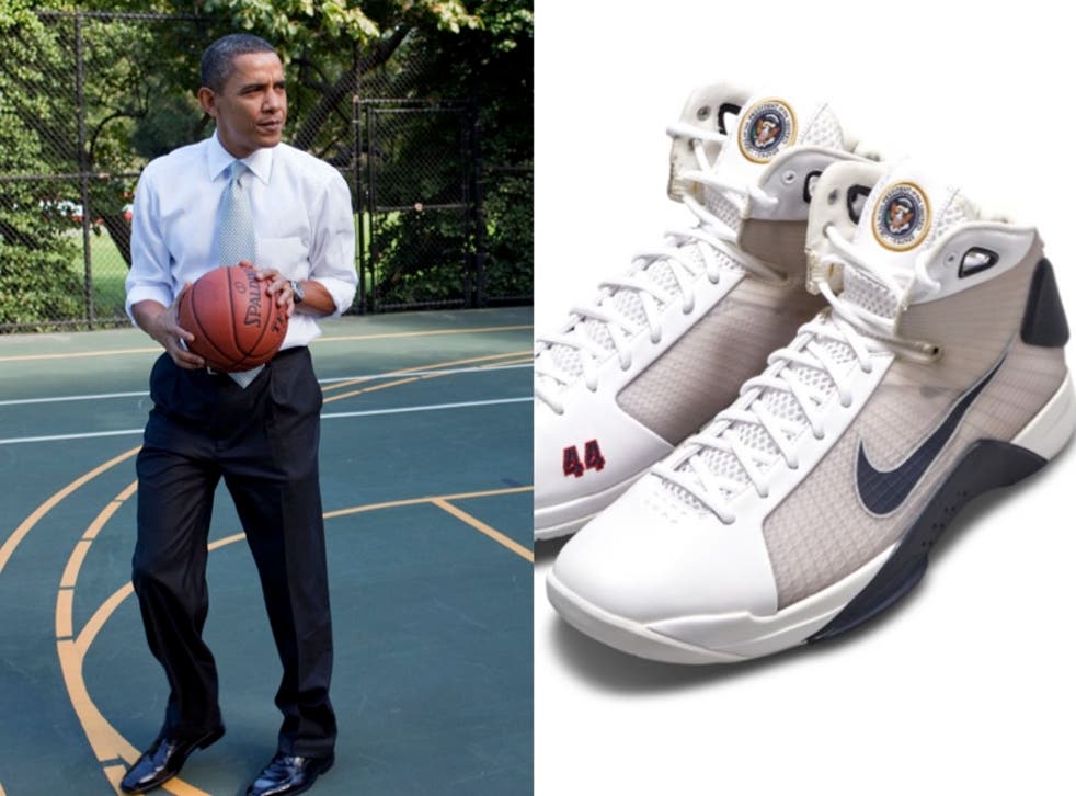 Pair of Nike sneakers designed for Barack Obama set to go on sale for $25,000