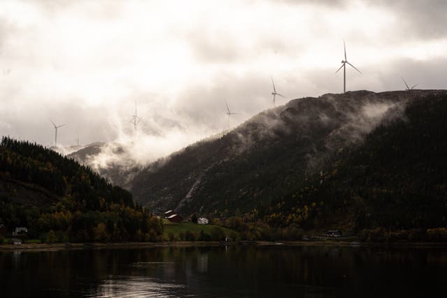 <p>The Fosen peninsula hosts some of Europe’s largest wind farms but the huge turbines are a danger to the indigenous Sami practice of herding reindeer through the mountainsv</p>