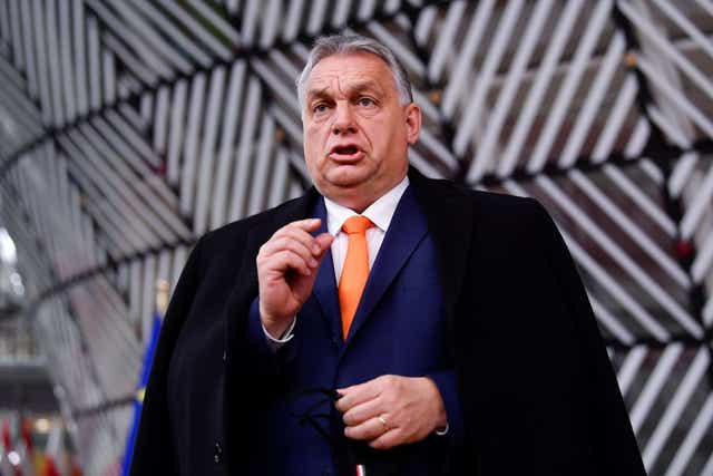 <p>Hungarian prime minister Viktor Orbán</p>