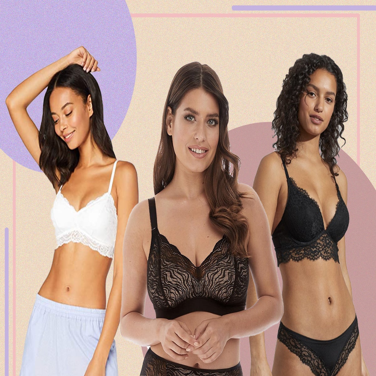 Best bralettes for all shapes: Longline, lace, plunge and sheer