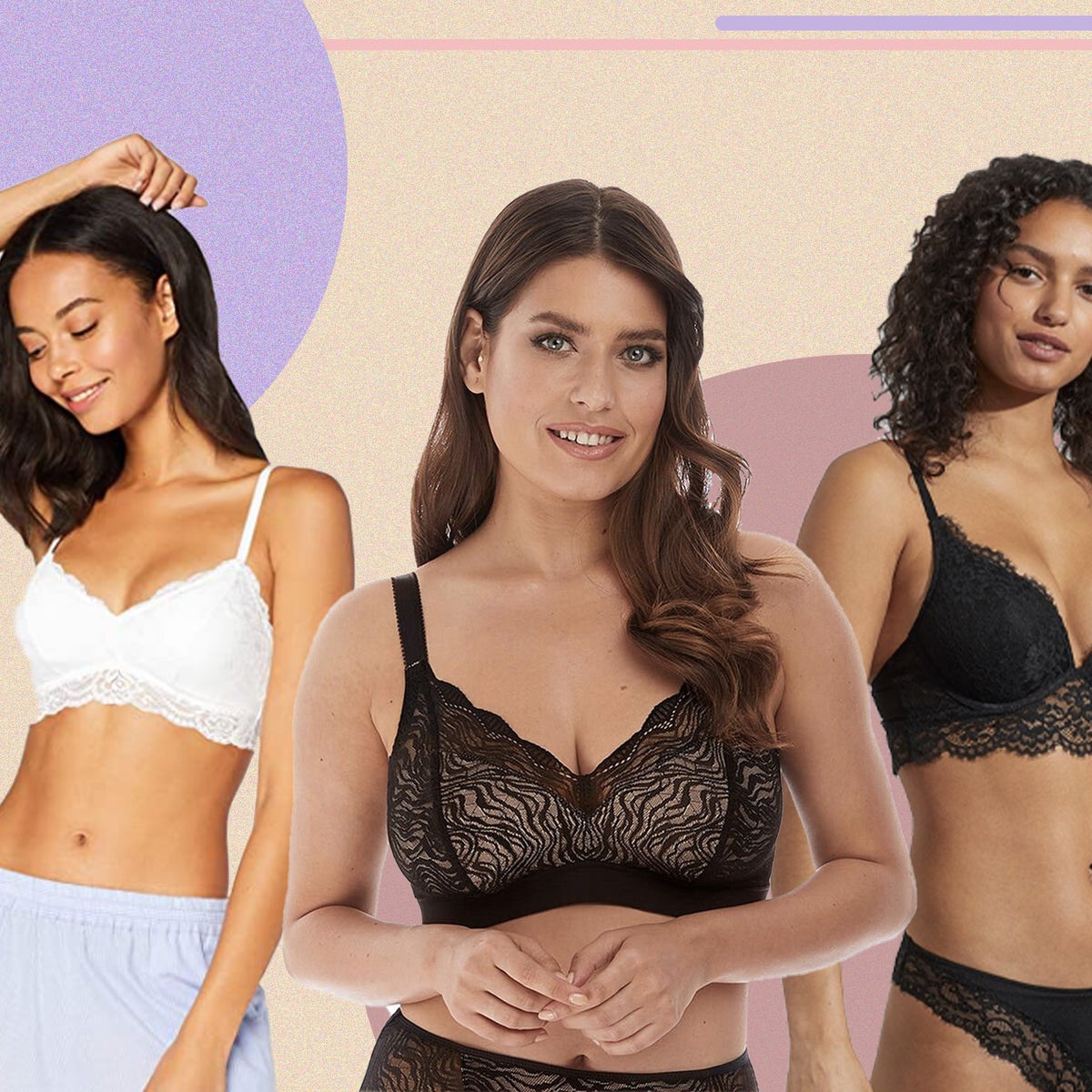 Best bralettes for all shapes: Longline, lace, plunge and sheer styles