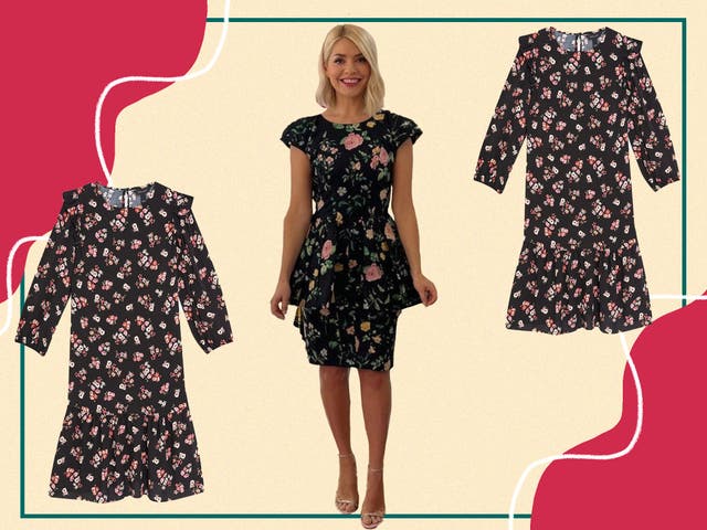 <p>Holly's vintage dress is a sweet tribute to her mum</p>