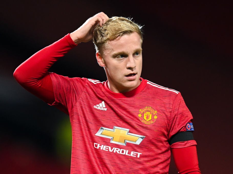 Van de Beek has been out unable to gain a permanent role in the United side