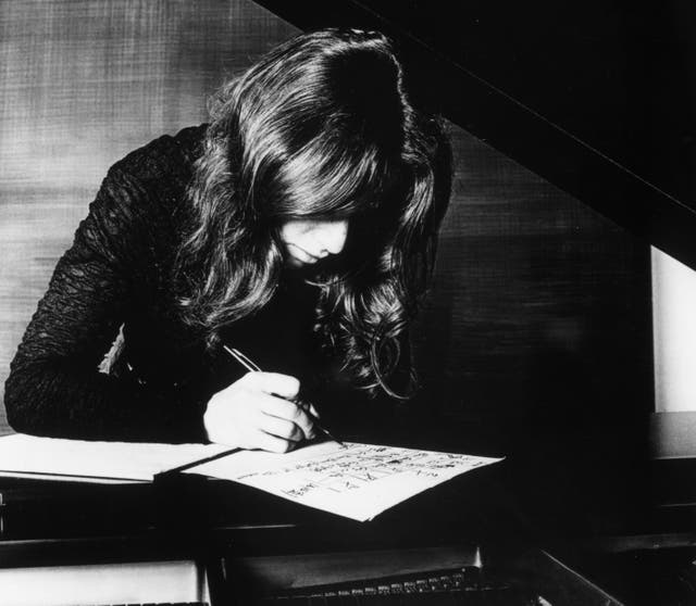 <p>Carole King working at the piano in 1970, the year before Tapestry was released</p>
