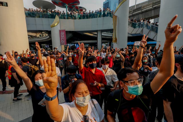 APTOPIX Thailand Protest