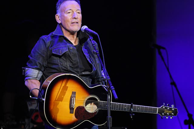 Bruce Springsteen performs during the 13th annual Stand Up for Heroes benefit concert at Madison Square Garden on 4 November 2019 in New York City