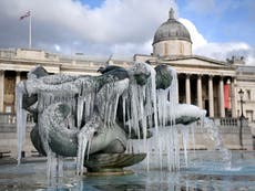 UK weather: ‘Extreme freeze’ shuts schools and roads amid near-record low temperatures