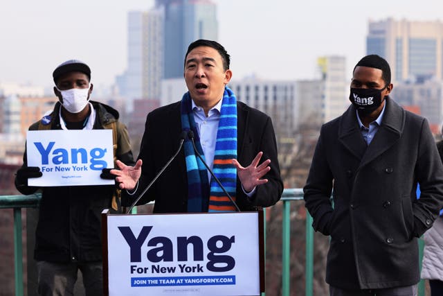 <p>Andrew Yang opens up huge lead in race to be next New York City mayor</p>