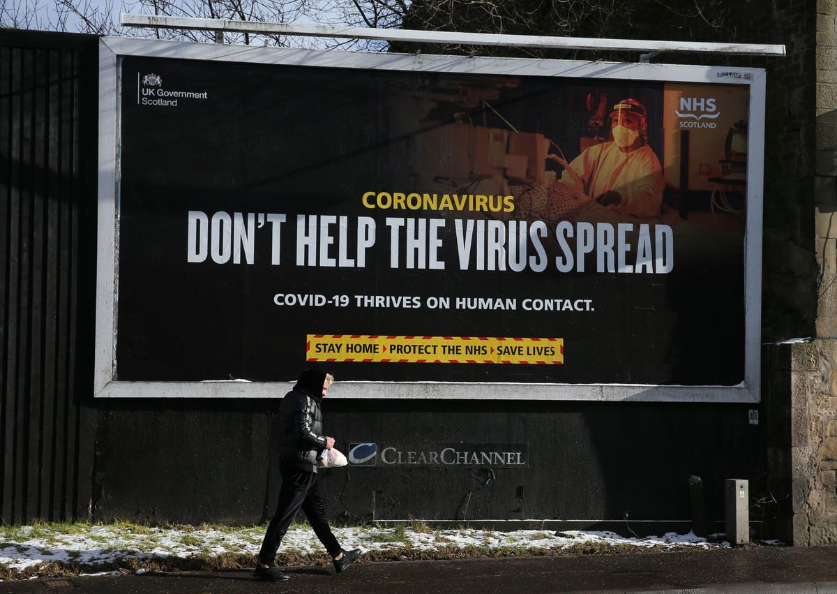 Covid transmission rates &lsquo;incredibly high&rsquo; and must fall before lockdown lifted, government adviser warns